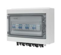 Caja de conexiones solares CC, caja de distribución con protección contra sobretensiones para sistemas de energía solar conectados a la red y fuera de la red