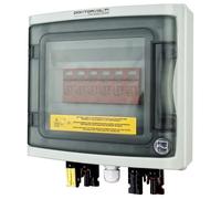 Caja de conexiones solares DC 1000V 2x T1 T2 4mm Conector IP65 Doktorvolt 4487