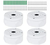 Caja de conexiones universal para cámara de vigilancia, 4 unidades, impermeable, caja montaje derivación