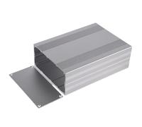 Caja de confluencia de aluminio dividida para proyectos electrónicos, resistente a la oxidación permanente, con dos deflectores, múltiples ajustes de tamaño, mezcla, placas de circuito impreso