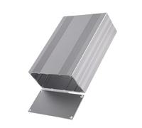 Caja de confluencia de aluminio dividida para proyectos electrónicos, resistente a la oxidación permanente, con dos deflectores, múltiples ajustes de tamaño, mezcla, placas de circuito impreso