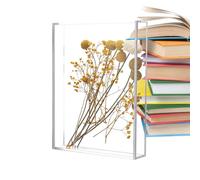 Caja de conservación de acrílico transparente, caja de exposición totalmente transparente para recuerdos - soporte de mesa para recuerdos Fotos Recuerdos Tarjetas coleccionables Tarjetas Postales