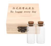 Caja De Conservación De Cabello Fetal Y Cordón Umbilical De Madera Organizador De Recuerdos Para Bebés Botella De Almacenamiento De Dientes Y Cabello Fetal Caja De Souvenir Adorable