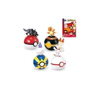 Caja de construcción de entrenador Pokémon tipo fuego MEGA HTJ06 Multicolor
