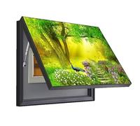 Caja de Contadores Marco Negro Cuadro for Tapar Cuadro Electrico Pintura Colgante Sala de Estar Pintura Decorativa ZFDGHF(C,60x80cm)