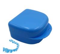 Caja de contenedores,Caja de soporte para dentaduras postizas Protector bucal - Cajas de almacenamiento de dentaduras postizas de gran capacidad sin agujeros para aparatos de ortodoncia, mujeres