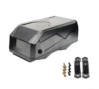Caja de control de bicicleta eléctrica ABS caja de plástico 200x97x82mm carcasa impermeable para 12/15 MOS E-Bicycle Scooter protección negro (con un agujero de 10 mm)
