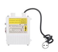 Caja de Control de Bomba, Bomba de Pozo Profundo de Acero Inoxidable Bomba Sumergible Caja de Control Externo Bomba de Agua Doméstica Condensador de Bombeo (Enchufe europeo de