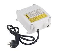 Caja de Control de Bomba de Pozo, Bomba de Pozo ABS Bomba Sumergible Bulit en Disyuntor de Protección Térmica, Controlador de Interruptor Sumergible (1500W Enchufe europeo 220V)