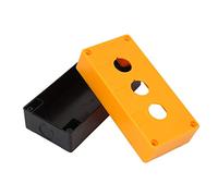 Caja de Control de Botón Pulsador de 3 Orificios Impermeable BX3 de 22 Mm - Caja de Interruptor IP67 Duradera para Uso Industrial | para Proyectos Electrónicos y Automatización