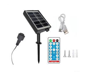 Caja de control de cadena de luz solar de alta potencia de 3,7 V/24 V, controlador de placa de circuito y carga tipo C, fibra de vidrio resistente a la intemperie para iluminación exterior, kit de