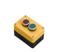 Caja de control de interruptor de botón, botón de arranque automático manual de plástico, caja impermeable, parada de emergencia eléctrica industrial LA38(Ivory)