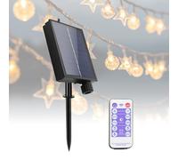 Caja de Control de Luz de Cadena Solar, Panel solar de repuesto Automático Impermeable Luminosidad Ajustable Lámpara Solar Circuito de Cadena Luces de Hadas Solares Al Aire Libre (24V)