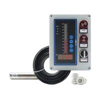 Caja de control de pantalla de nivel de líquido de 4-20 mA, controlador de transmisor de nivel integral impermeable, sensor de nivel de agua de entrada(400CM Range 5M Cable)