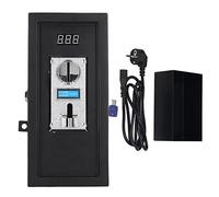 Caja de Control de Temporizador de Monedas, Caja de Temporizador de Monedas Caja de Temporizador de Control que Funciona con Monedas para Secadora Lavadora Sillón de Masaje Enchufe de la UE 110-220V C