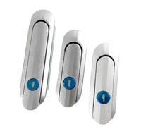 Caja de Control eléctrico con interruptor, herramienta bloqueo manija plana, AB-403, 1 Uds(403-1stainless steel)