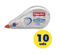 Caja de Correctores de Escritura en Cinta Bic Tipp-Ex Mini Pocket Mouse/ 5mm x 5m/ 10 unidades