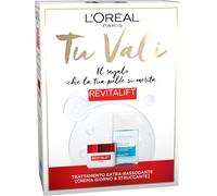 Caja de crema de día antiarrugas Revitalift + reafirmante extra 50 ml y desmaquillante de ojos suave de 125 ml