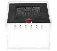 Caja de Cría Acrílica para Reptiles, Anti Escape, Ventilada | Ligera Buena Visión, para Transportar y Criar Animales, Apta para Gecko y Escorpión