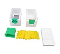 Caja de cría de abejas reina de doble capa, marco de espuma, equipo de apicultura de colmena para cultivar abejas reinas de alta calidad al aire libre