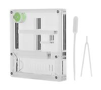 Caja de cría de Hormigas de acrílico, contenedor Transparente para Alimentar Hormigas con algodón humectante, hábitat Compacto para Hormigas, Juguete Educativo de Ciencia para