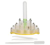 Caja de cría de Hormigas de acrílico, Estuche Transparente para observar y Alimentar Hormigas con Zona de humidificación, diseño Multicapa a Prueba de Fugas para el Aprendizaje