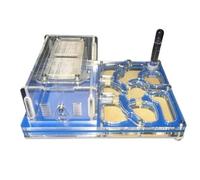 Caja De Cría De Hormigas Nido para Cría De Hormigas Castillo para Hormigas Nido para Cría De Hormigas Granja De Hormigas Nido De Cría De Hormigas(Blue)