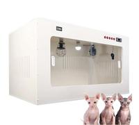 Caja de cría de mascotas recién nacidas con pantalla de temperatura y humedad en tiempo real para un entorno de vida limpio, cálido y cómodo