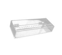 Caja de cría de peces de acrílico transparente para uso en acuarios con escala de medición, tanques de aislamiento de peces pequeños para caja de visualización segura