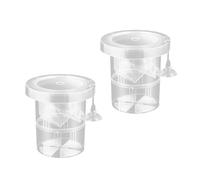 Caja de cría de peces reutilizable de 2 piezas con diseño flotante y panel divisor para protección del crecimiento de las patatas fritas