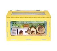 Caja de cría de pollo, ventana de visualización de mascotas de 180 grados, kit de caja de incubadora de codorniz, para principiantes, adultos, aficionados a las aves de corral, espacio pequeño, patio