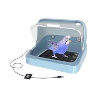 Caja de cría de pollos - Calentador de cría de pollitos, incubadora de aves, caja de cría, calentador de pollitos | Chaqueta eléctrica calefactora y agitadora, hábitat para aves de corral, para loros