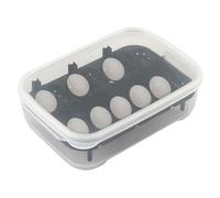 Caja de cría de reptiles con 14 rejillas, incubadora para reptiles, incubadora transparente para huevos de reptil, bandeja para cría para arañas, lagartos, recinto de serpientes, 18 x 13 x 5 cm