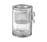 Caja de cría para acuario, caja aislante transparente para cría de acuarios, incubadora de acrílico con ventosa para peces jóvenes, peces luchando y