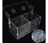 Caja de Cria para Acuario Caja Separadora Separador Sala de Parto del Acuario Se Puede Utilizar para Aislamiento de acuarios pequeños, eclosión, piscicultura, etc