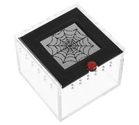 Caja de Cría para Gecko y Escorpión, Acrílico Ligero Ventilación | Buen Visión, Anti Escape, para Criar y Transportar Animales, Uso en Terrario, Formato Compacto