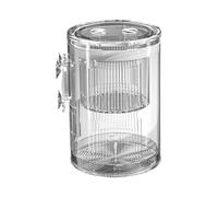 Caja de criador - Caja de reproducción de acuario para acuario | Separador de peces para bebés para acuario, criador de incubadora transparente acrílico con taza de succión para camarón