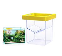 Caja de criador de peces, caja de cría de peces,Caja de incubadora de eclosión transparente | Contenedor de eclosión de taza de succión, incubadora de criadero de aclimatación del acuario para camaron