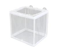 Caja de criador de peces, tanque de cría de peces, caja de malla de nacimiento de peces, criadero de peces con ventosas, camarones, caja de incubadora de pecera para cría de acuarios, tanque de