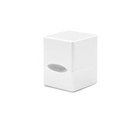 Caja de cubierta c bica satinada Ultra Pro E-15584 - Blanco rtico