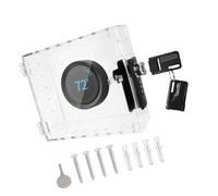 Caja De Cubierta Controlador Temperatura Acrílica Resistente A La Desintegración Control Espacio Público Para Uso Comercial Bloqueo Controlador Marca Múltiple