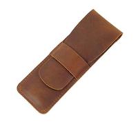 Caja de cuero, Leather Pen And Pencil Case Multicolor 17x5.8cm(Brown)