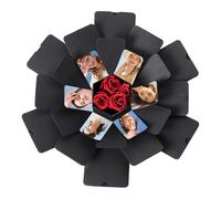 Caja de cumpleaños explosiva - Caja de regalo del día de San Valentín | Exploding Present Caja de álbum de Recortes de álbum de Fotos Hecha a Mano Creativa, Caja de cumpleaños, Caja