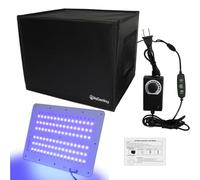 Caja de curado de resina UV mejorada con brillo ajustable de 48 W 395 nm, luz de curado UV, control de tiempo inteligente, estación de curado UV, recinto de curado para impresora 3D SLA/DLP/LCD