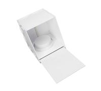 Caja de curado ultra violeta, estación de curado de resina de alta temperatura con embalaje reflectante, curado rápido y eficaz para manualidades, tamaño compacto 23 x 23 x 19 cm