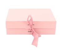 Caja de de cumpleaños de Kuuleyn, cajas de para s, cajas de plegables de color puro reutilizable cajas de s con cinta para almacenar campos de joyas velas perfume (Pink)