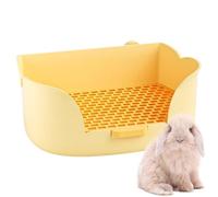 Caja De De Esquina - Bandeja Litoriana para Conejo, Diseño Semi -Cerrado En El Banco De Basura | Suministros De Animales Pequeños, Sartén De Entrenamiento, Casas Y Hábitats para La Familia