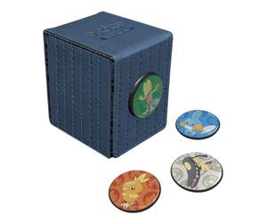 Caja de Deck Click Alcove Hoenn Ultra Pro - Capacidad para más de 100 tarjetas de doble manga - Compatible con Pokémon 151 - Ideal para mazos MTG Commander y Pokémon Cards Pack Box