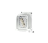 Caja de derivación 210x155x92 5x10mm2 CU IP66 LEIMCASE DK 1610 GZ
