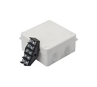 Caja de derivación con abrazaderas de 5 vías para Cu hasta 10 mm2 IP55 blanco PK-4 135x135x65 0233-01 elektro-plast nasielsk 5901130484195